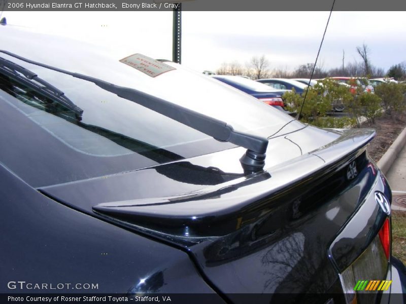 Ebony Black / Gray 2006 Hyundai Elantra GT Hatchback