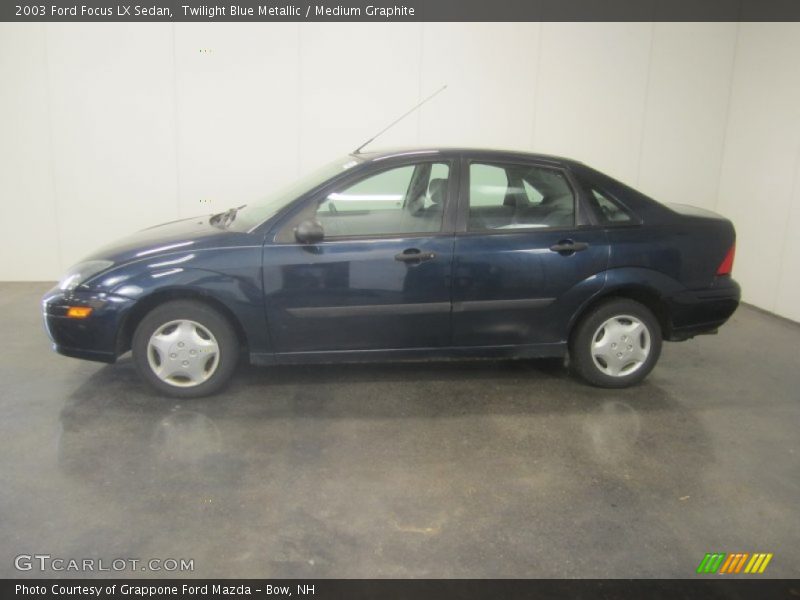 Twilight Blue Metallic / Medium Graphite 2003 Ford Focus LX Sedan