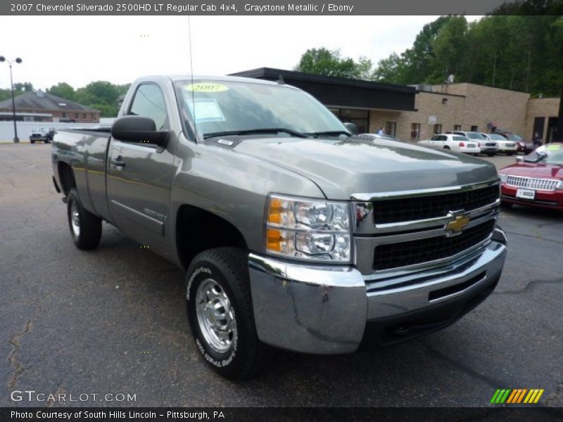 Graystone Metallic / Ebony 2007 Chevrolet Silverado 2500HD LT Regular Cab 4x4