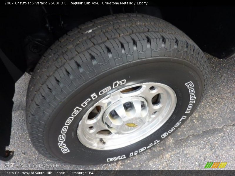 Graystone Metallic / Ebony 2007 Chevrolet Silverado 2500HD LT Regular Cab 4x4