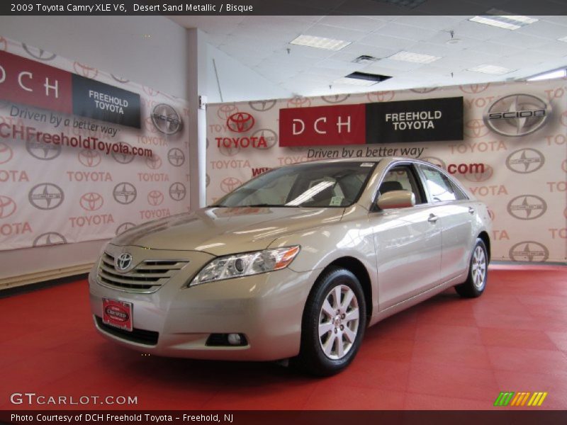Desert Sand Metallic / Bisque 2009 Toyota Camry XLE V6