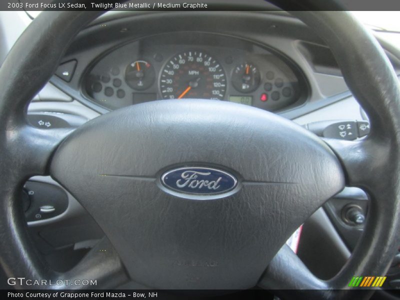 Twilight Blue Metallic / Medium Graphite 2003 Ford Focus LX Sedan