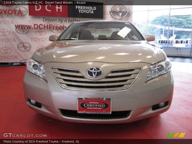 Desert Sand Metallic / Bisque 2009 Toyota Camry XLE V6