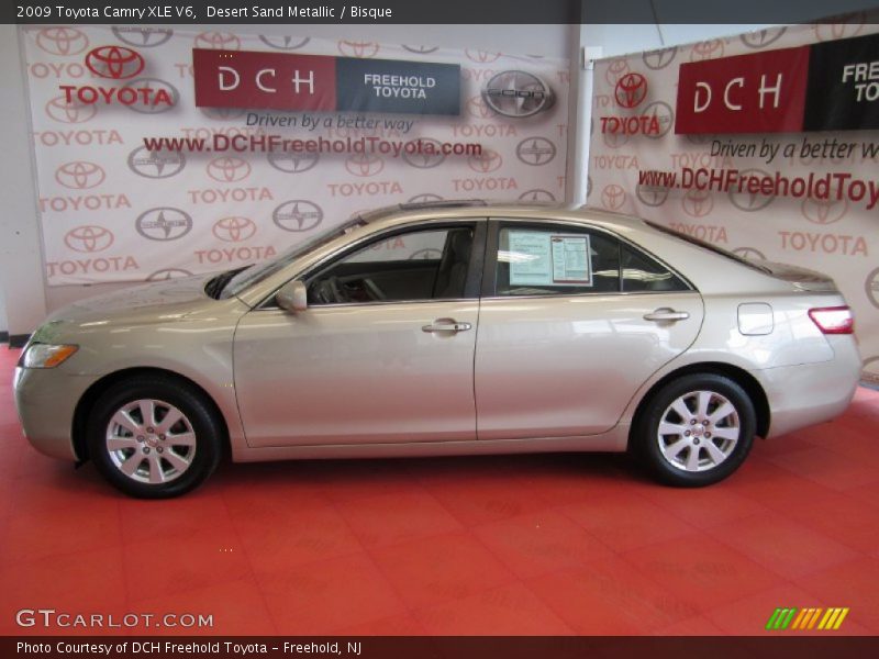 Desert Sand Metallic / Bisque 2009 Toyota Camry XLE V6