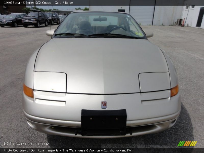 Gold / Beige 1996 Saturn S Series SC2 Coupe