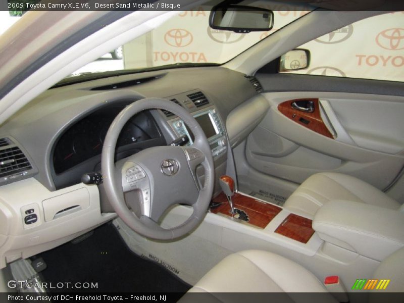 Desert Sand Metallic / Bisque 2009 Toyota Camry XLE V6