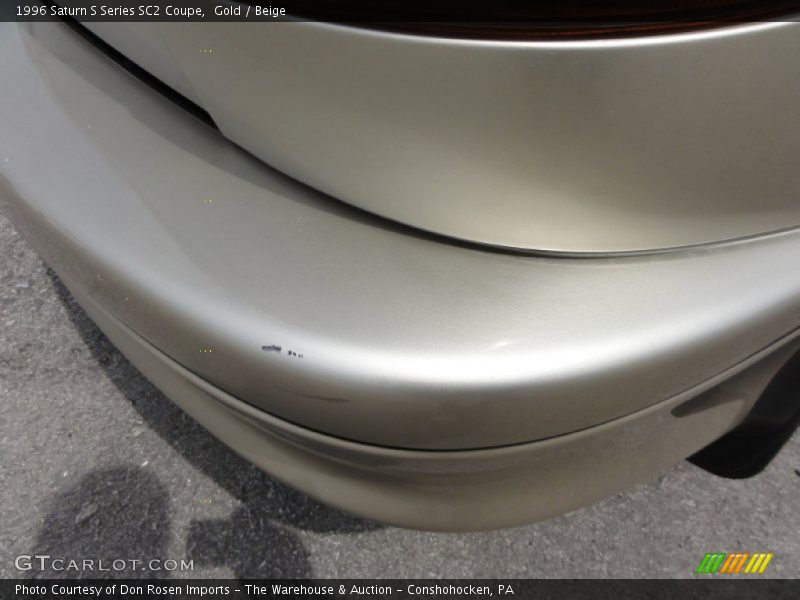 Gold / Beige 1996 Saturn S Series SC2 Coupe