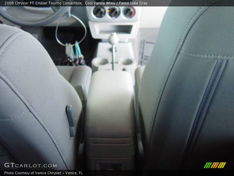 Cool Vanilla White / Pastel Slate Gray 2008 Chrysler PT Cruiser Touring Convertible
