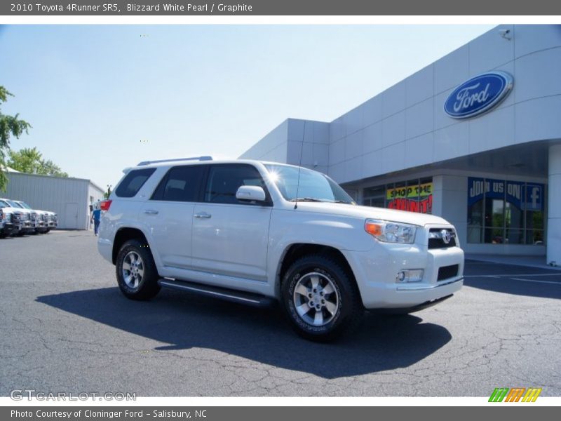 Blizzard White Pearl / Graphite 2010 Toyota 4Runner SR5