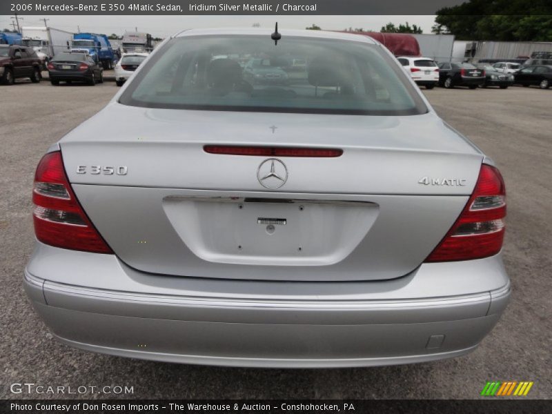 Iridium Silver Metallic / Charcoal 2006 Mercedes-Benz E 350 4Matic Sedan