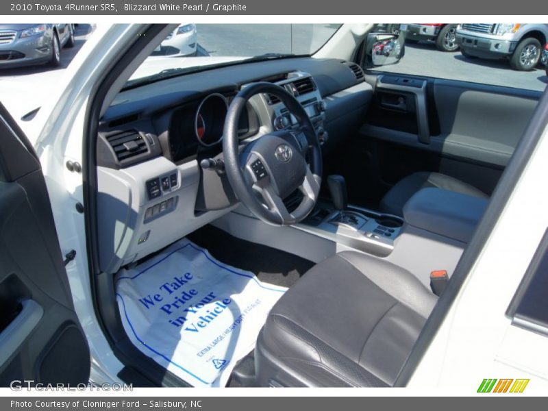 Blizzard White Pearl / Graphite 2010 Toyota 4Runner SR5