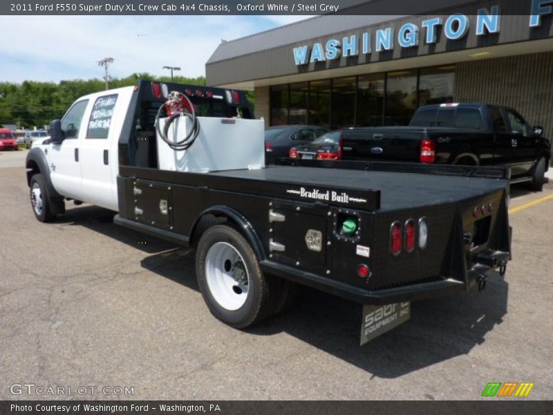 Oxford White / Steel Grey 2011 Ford F550 Super Duty XL Crew Cab 4x4 Chassis