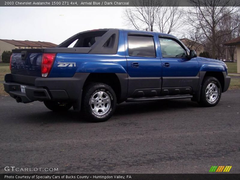 Arrival Blue / Dark Charcoal 2003 Chevrolet Avalanche 1500 Z71 4x4