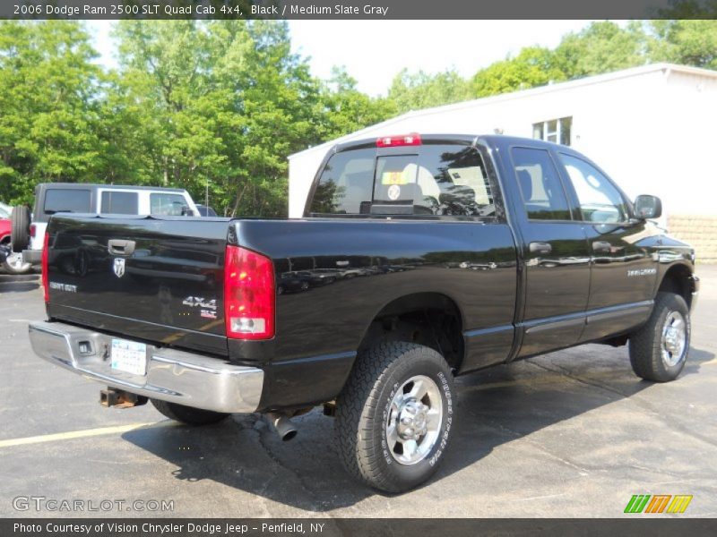 Black / Medium Slate Gray 2006 Dodge Ram 2500 SLT Quad Cab 4x4