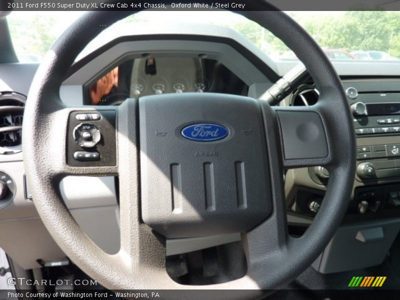  2011 F550 Super Duty XL Crew Cab 4x4 Chassis Steering Wheel