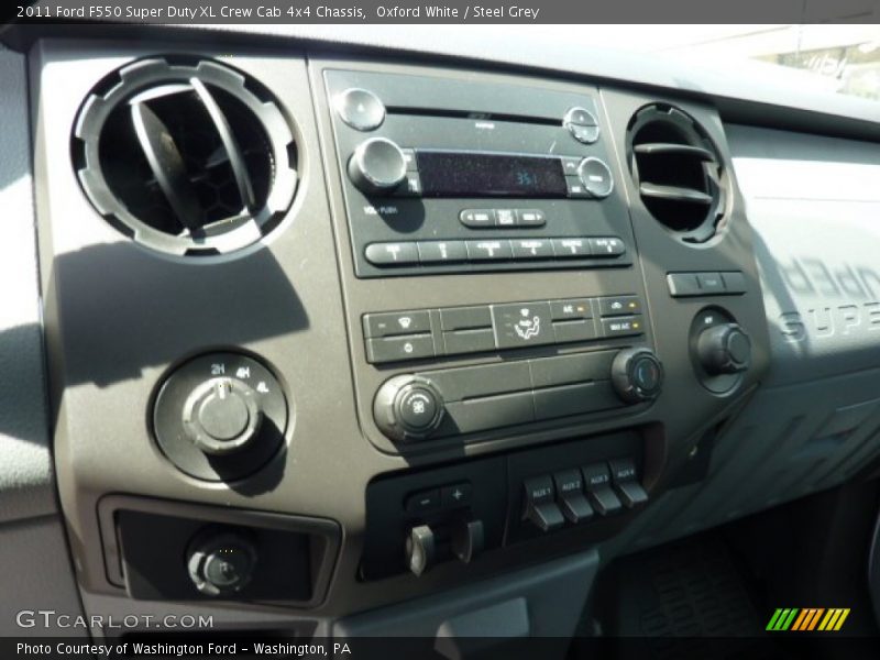 Controls of 2011 F550 Super Duty XL Crew Cab 4x4 Chassis