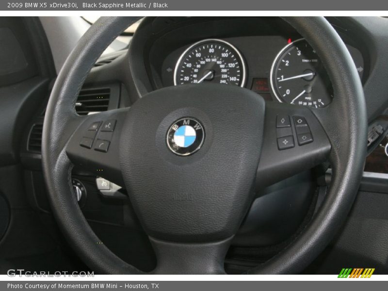 Black Sapphire Metallic / Black 2009 BMW X5 xDrive30i