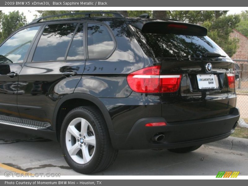 Black Sapphire Metallic / Black 2009 BMW X5 xDrive30i