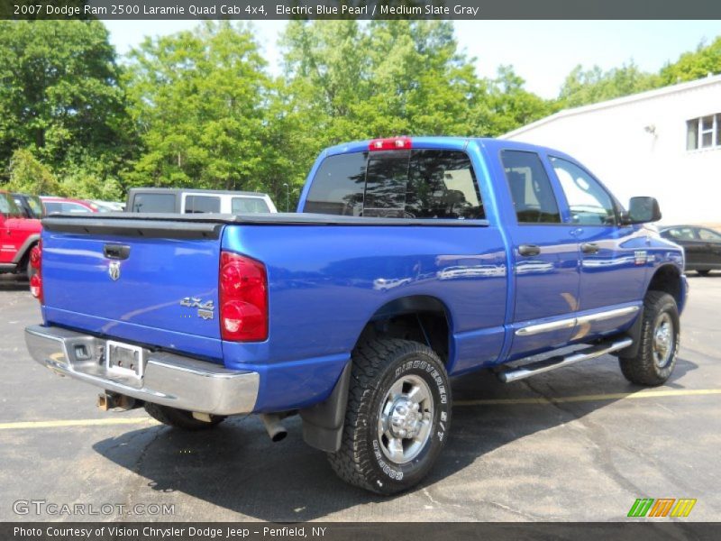  2007 Ram 2500 Laramie Quad Cab 4x4 Electric Blue Pearl