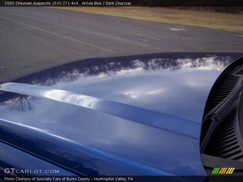 Arrival Blue / Dark Charcoal 2003 Chevrolet Avalanche 1500 Z71 4x4