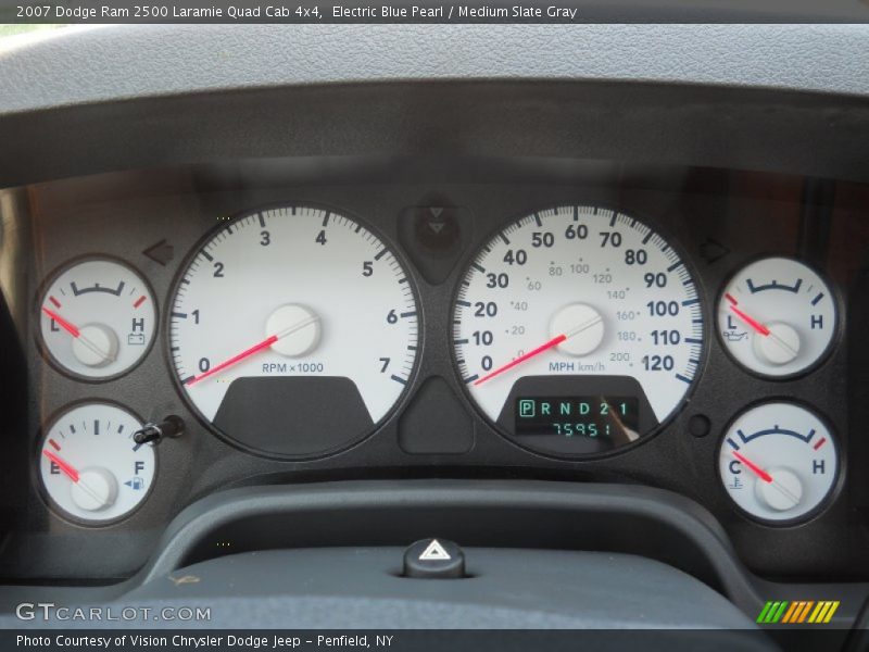  2007 Ram 2500 Laramie Quad Cab 4x4 Laramie Quad Cab 4x4 Gauges