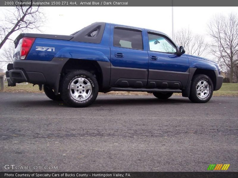 Arrival Blue / Dark Charcoal 2003 Chevrolet Avalanche 1500 Z71 4x4