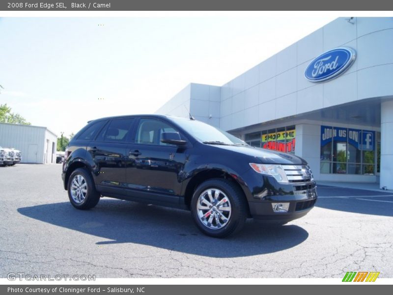 Black / Camel 2008 Ford Edge SEL