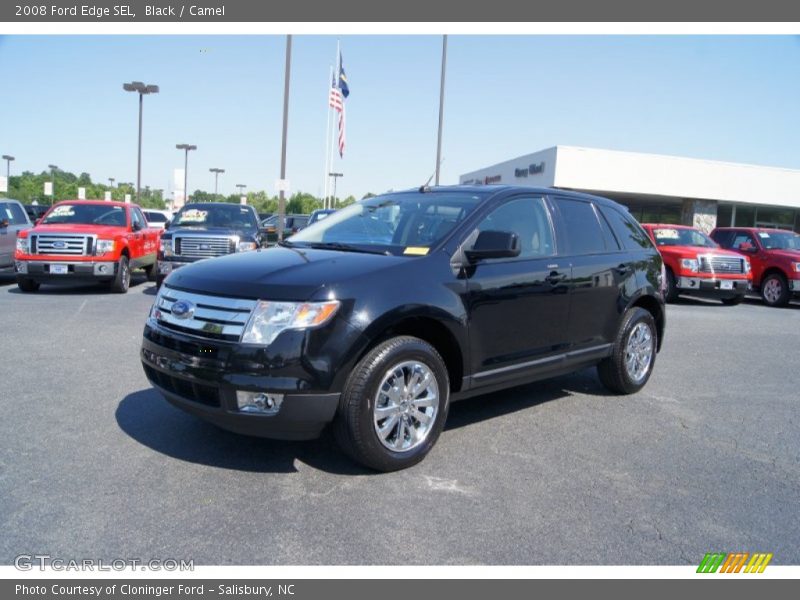 Black / Camel 2008 Ford Edge SEL