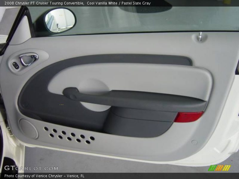 Cool Vanilla White / Pastel Slate Gray 2008 Chrysler PT Cruiser Touring Convertible