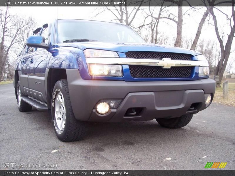 Arrival Blue / Dark Charcoal 2003 Chevrolet Avalanche 1500 Z71 4x4
