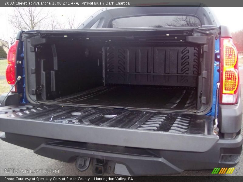Arrival Blue / Dark Charcoal 2003 Chevrolet Avalanche 1500 Z71 4x4