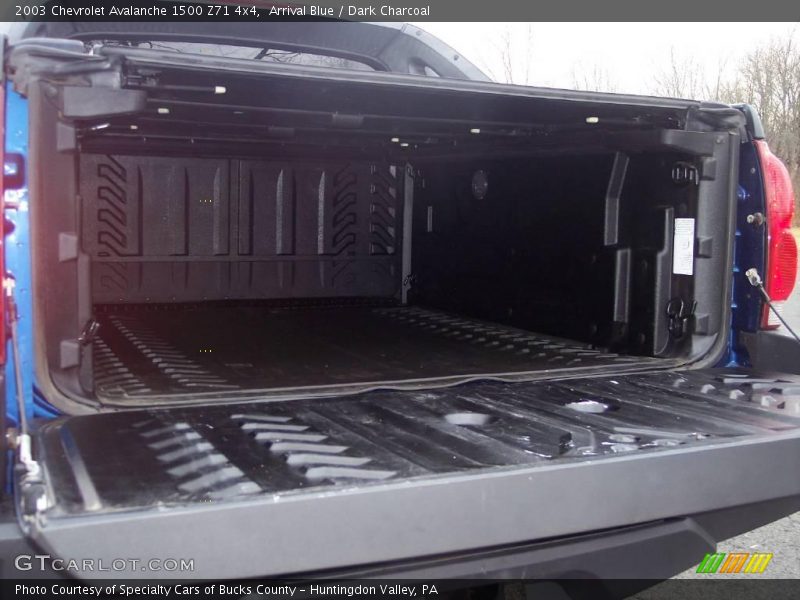 Arrival Blue / Dark Charcoal 2003 Chevrolet Avalanche 1500 Z71 4x4
