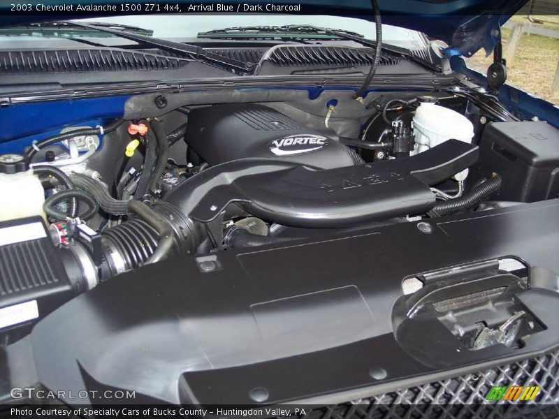 Arrival Blue / Dark Charcoal 2003 Chevrolet Avalanche 1500 Z71 4x4