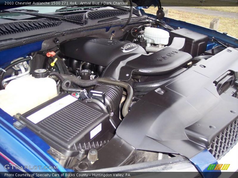 Arrival Blue / Dark Charcoal 2003 Chevrolet Avalanche 1500 Z71 4x4