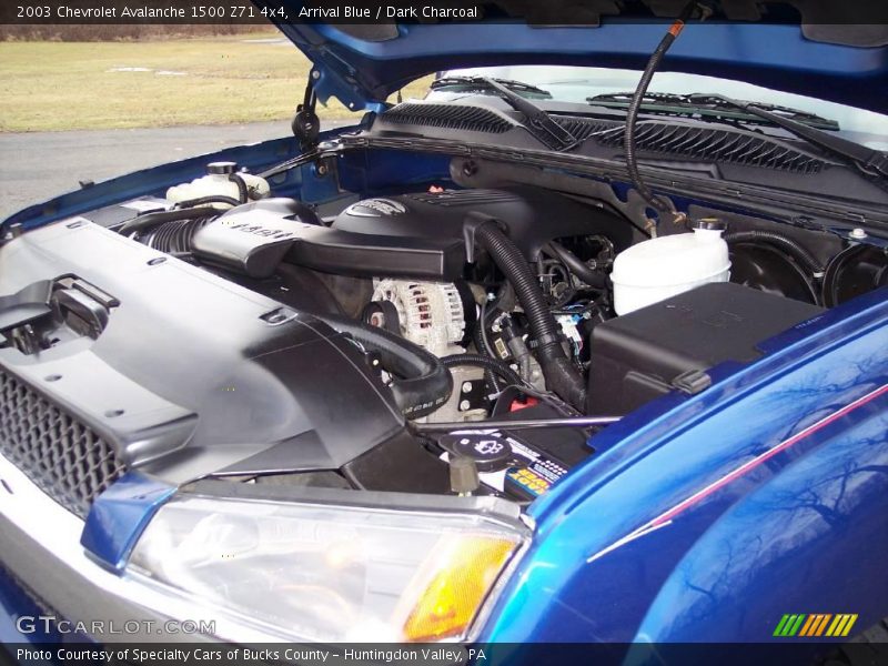 Arrival Blue / Dark Charcoal 2003 Chevrolet Avalanche 1500 Z71 4x4