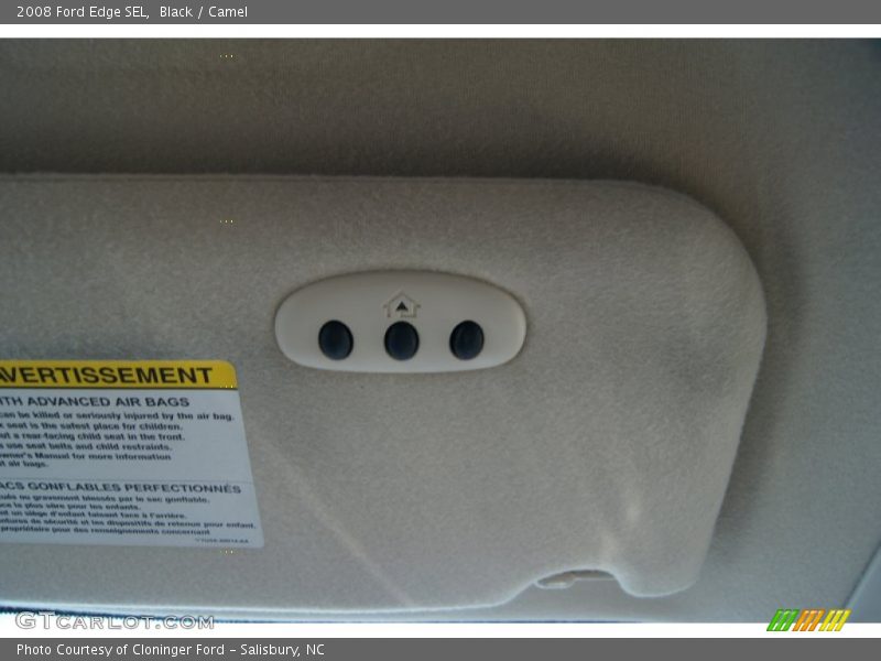 Black / Camel 2008 Ford Edge SEL