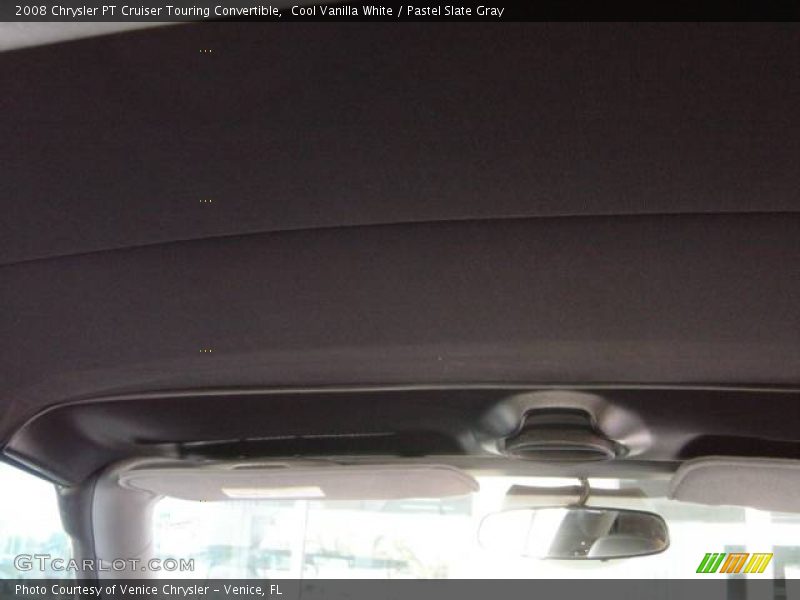 Cool Vanilla White / Pastel Slate Gray 2008 Chrysler PT Cruiser Touring Convertible