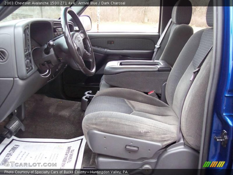 Arrival Blue / Dark Charcoal 2003 Chevrolet Avalanche 1500 Z71 4x4