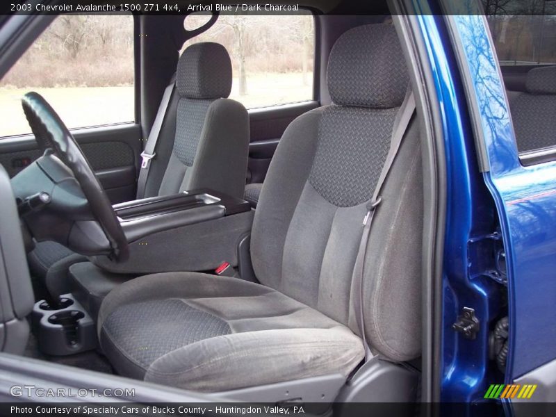 Arrival Blue / Dark Charcoal 2003 Chevrolet Avalanche 1500 Z71 4x4