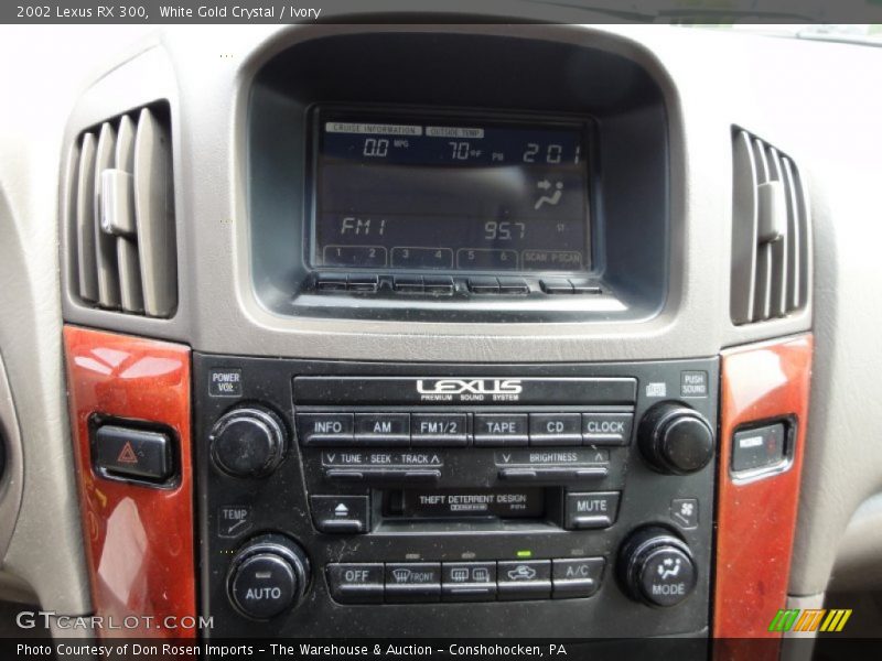 White Gold Crystal / Ivory 2002 Lexus RX 300