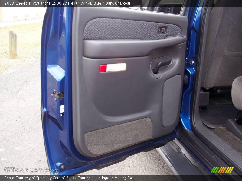 Arrival Blue / Dark Charcoal 2003 Chevrolet Avalanche 1500 Z71 4x4