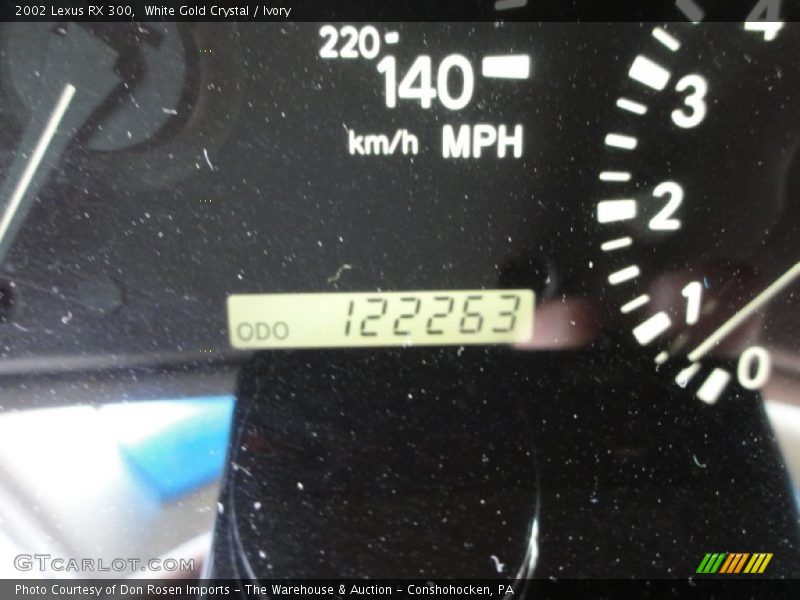 White Gold Crystal / Ivory 2002 Lexus RX 300