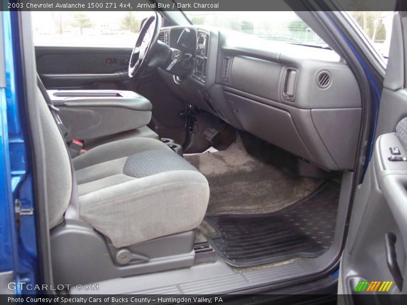 Arrival Blue / Dark Charcoal 2003 Chevrolet Avalanche 1500 Z71 4x4