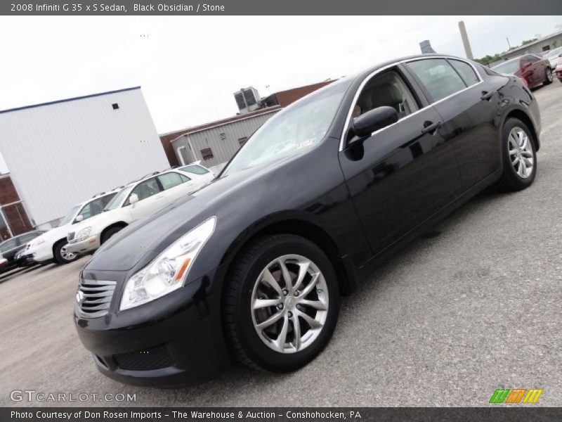 Black Obsidian / Stone 2008 Infiniti G 35 x S Sedan