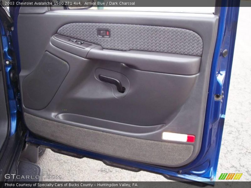 Arrival Blue / Dark Charcoal 2003 Chevrolet Avalanche 1500 Z71 4x4