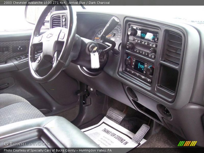 Arrival Blue / Dark Charcoal 2003 Chevrolet Avalanche 1500 Z71 4x4