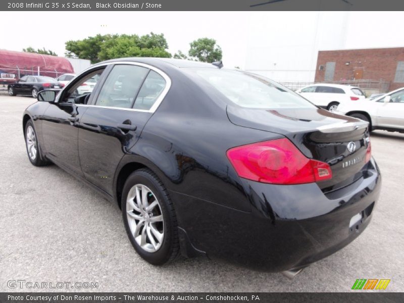 Black Obsidian / Stone 2008 Infiniti G 35 x S Sedan