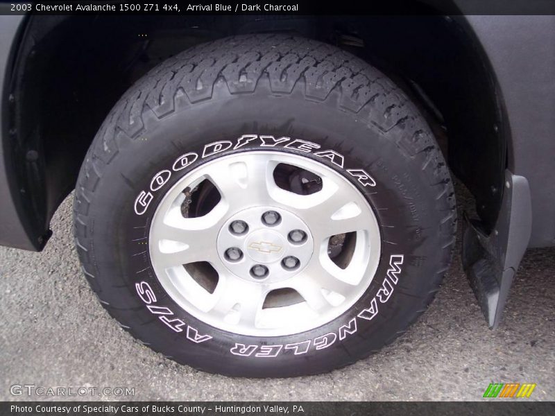 Arrival Blue / Dark Charcoal 2003 Chevrolet Avalanche 1500 Z71 4x4