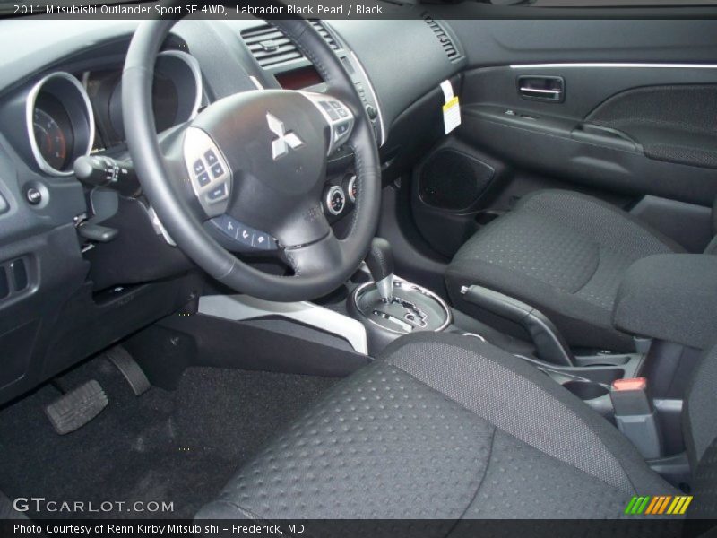  2011 Outlander Sport SE 4WD Black Interior