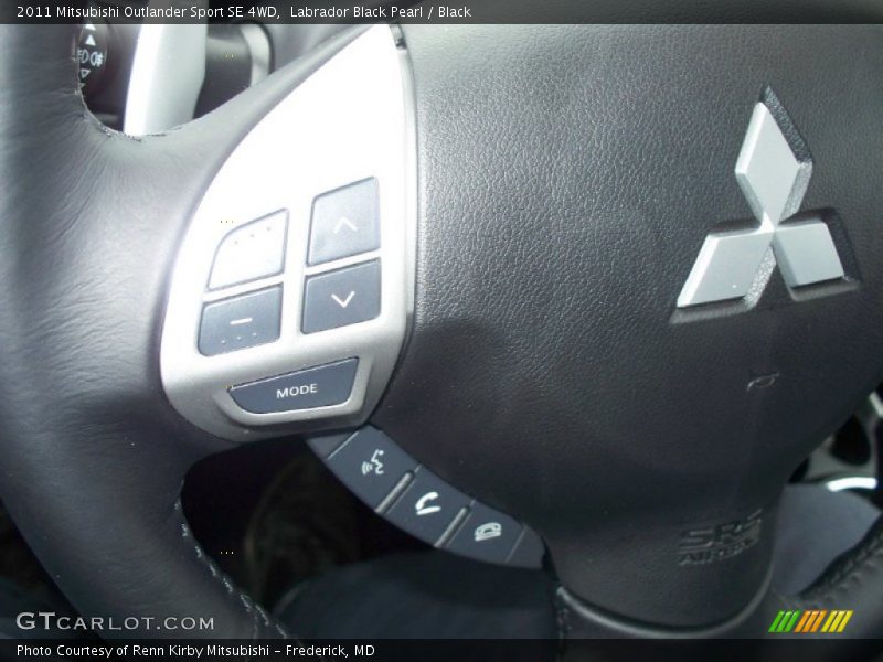Controls of 2011 Outlander Sport SE 4WD